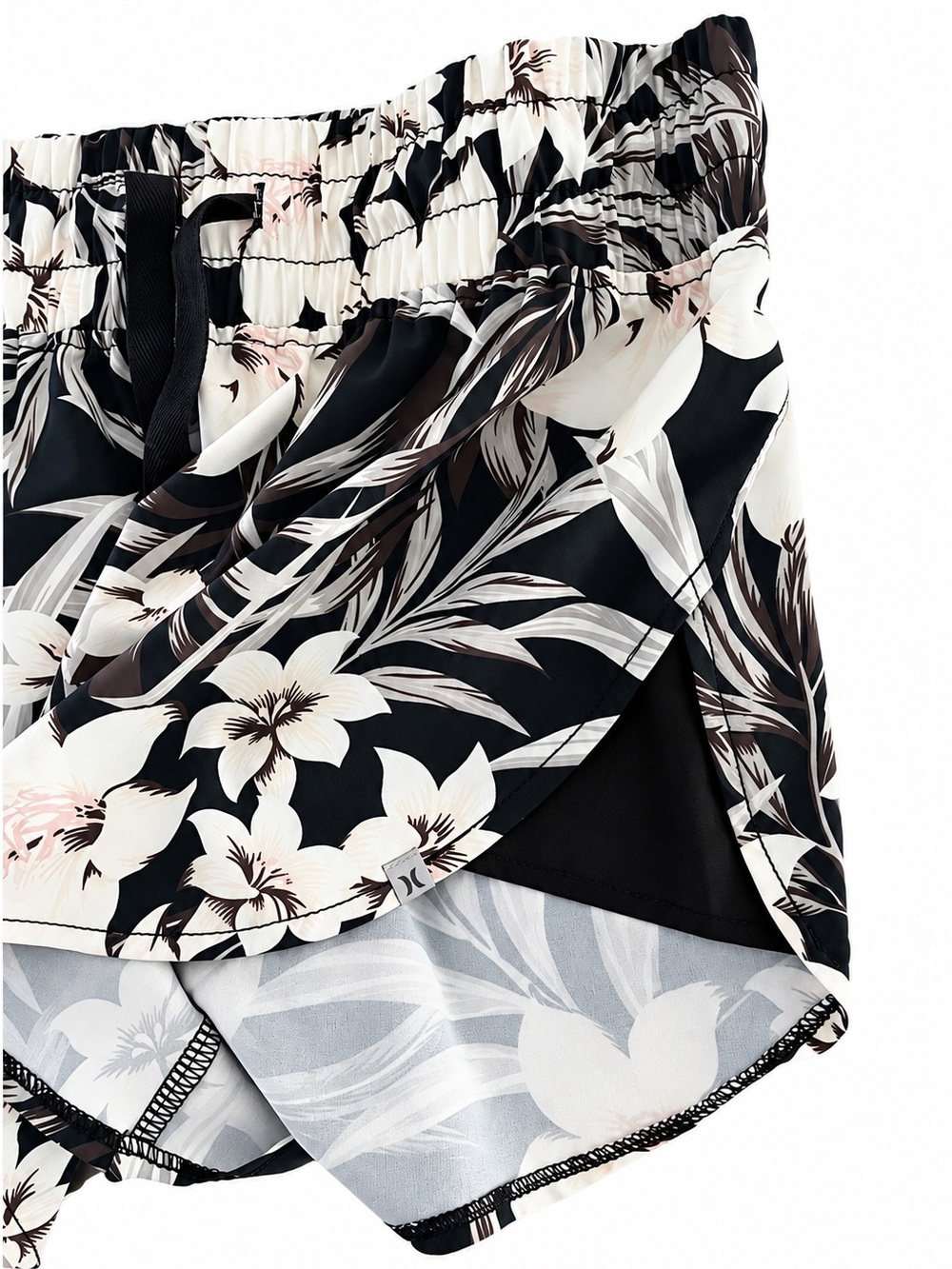 Hurley Women’s Floral Tropical Board Shorts Black Size S - Picture 5 of 10